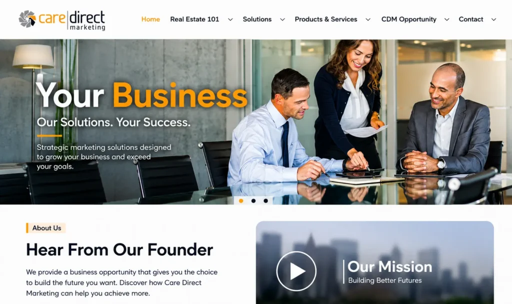 One Site, Two Audiences: Referral Partners and Real Estate Clients
