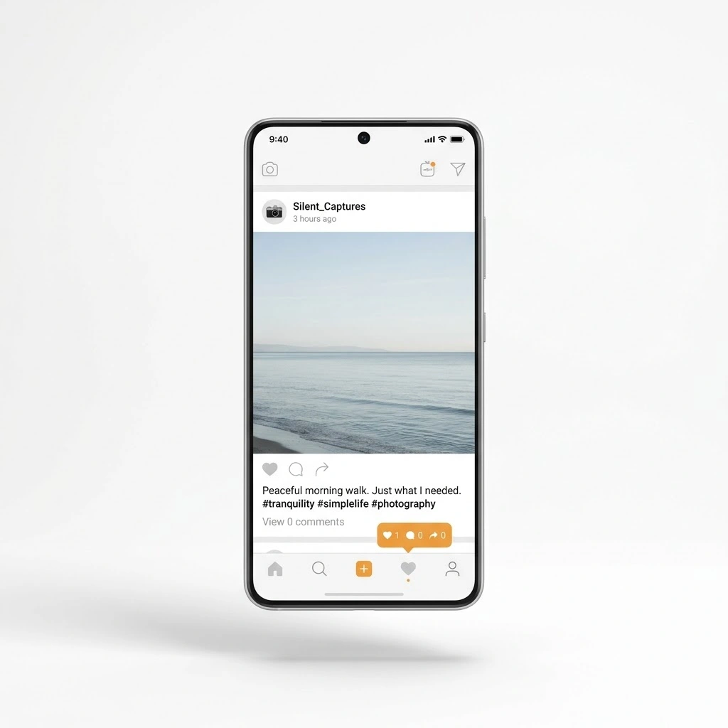Social media posts receiving little engagement despite regular posting.